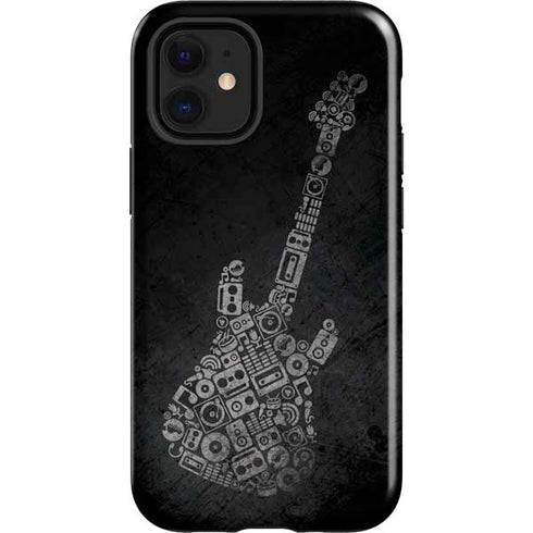 Guitar Pattern iPhone 12 Mini Impact Case