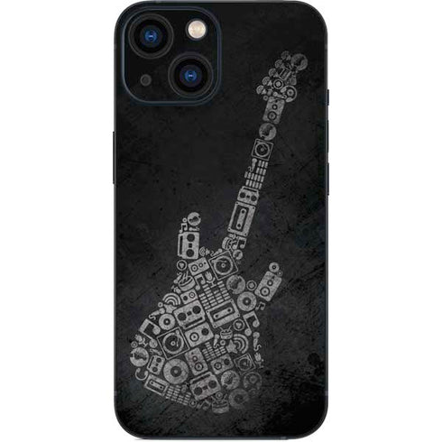 Guitar Pattern iPhone 13 Mini Skin