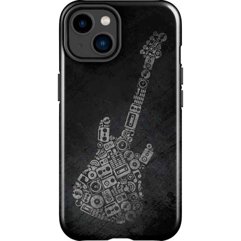Guitar Pattern iPhone 14 Plus Impact Case