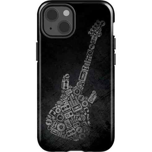 Guitar Pattern iPhone 15 Impact Case
