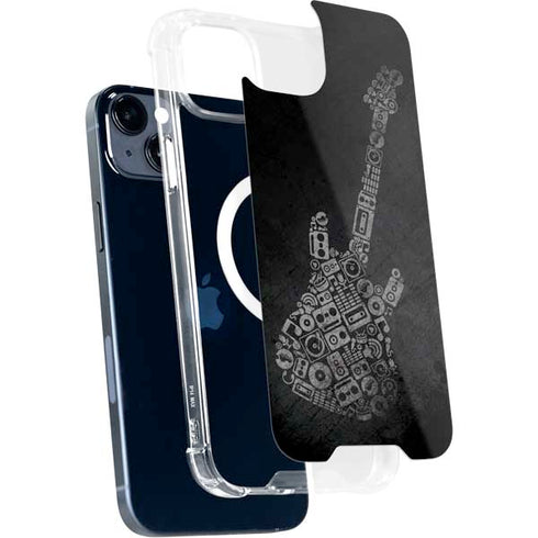 Guitar Pattern iPhone 15 Plus MagSafe Case