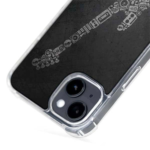 Guitar Pattern iPhone 15 Plus MagSafe Case