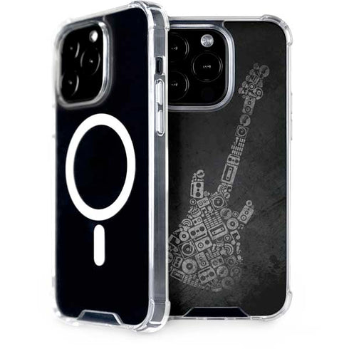 Guitar Pattern iPhone 14 Pro MagSafe Case
