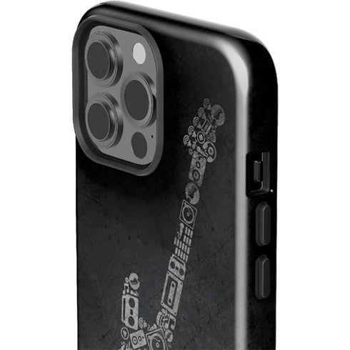 Guitar Pattern iPhone 14 Pro Max Impact Case