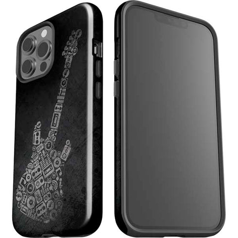 Guitar Pattern iPhone 14 Pro Max Impact Case