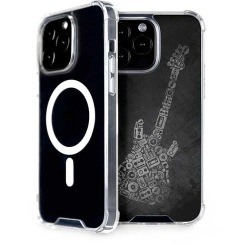 Guitar Pattern iPhone 15 Pro Max MagSafe Case