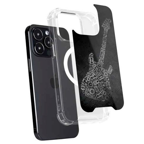 Guitar Pattern iPhone 15 Pro Max MagSafe Case