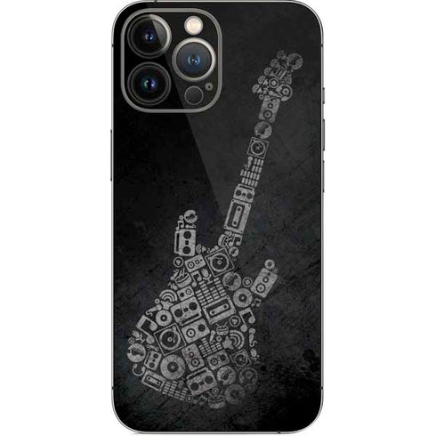 Guitar Pattern iPhone 14 Pro Max Skin