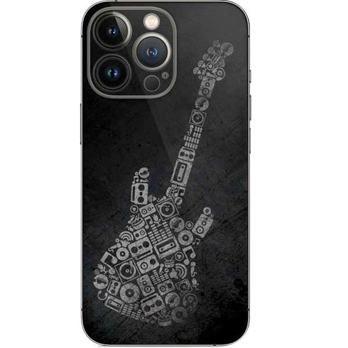 Guitar Pattern iPhone 14 Pro Skin