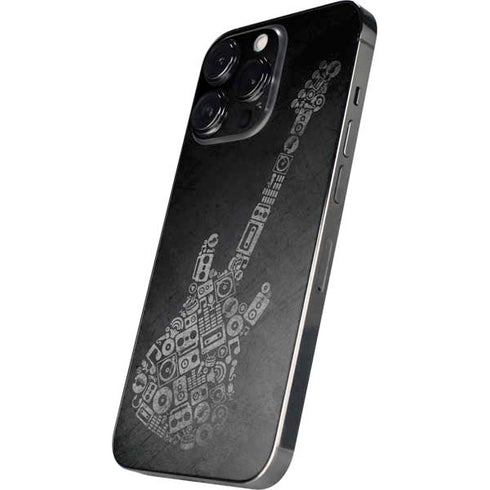 Guitar Pattern iPhone 14 Pro Skin