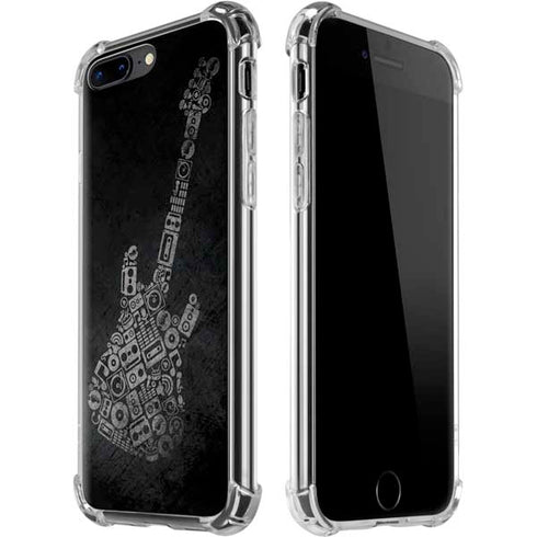 Guitar Pattern iPhone 7/8 Plus Clear Case