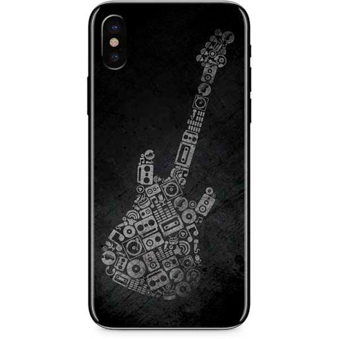 Guitar Pattern iPhone X Skin