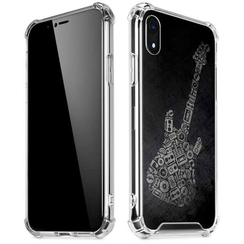 Guitar Pattern iPhone XR Clear Case
