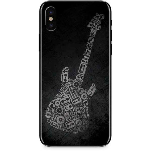 Guitar Pattern iPhone XS Skin