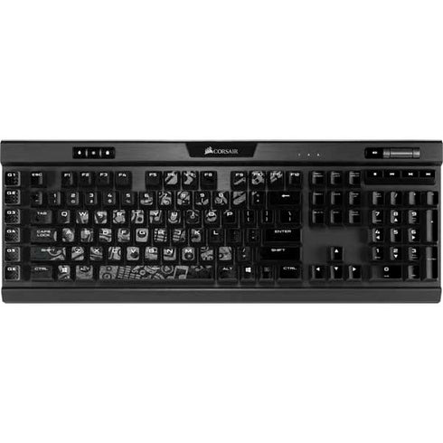 Guitar Pattern K95 RGB PLATINUM Mechanical Gaming Keyboard Skin