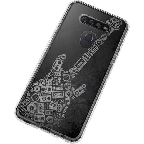 Guitar Pattern LG K51/Q51 Clear Case