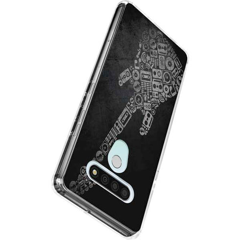 Guitar Pattern LG Stylo 6 Clear Case