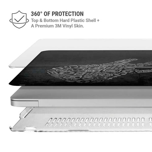 Guitar Pattern MacBook Air 13in M1 (2021) Case plus Skin