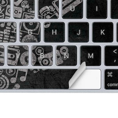 Guitar Pattern Magic Keyboard Skin