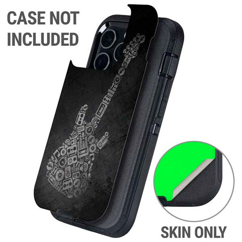 Guitar Pattern Otterbox Defender iPhone Skin
