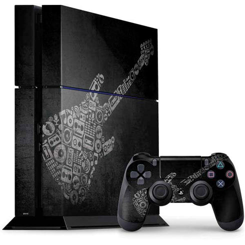 Guitar Pattern PS4 Console and Controller Bundle Skin