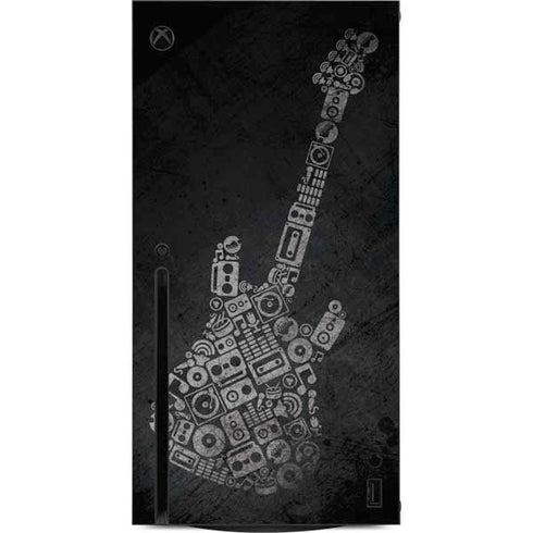 Guitar Pattern Xbox Series X Console Skin