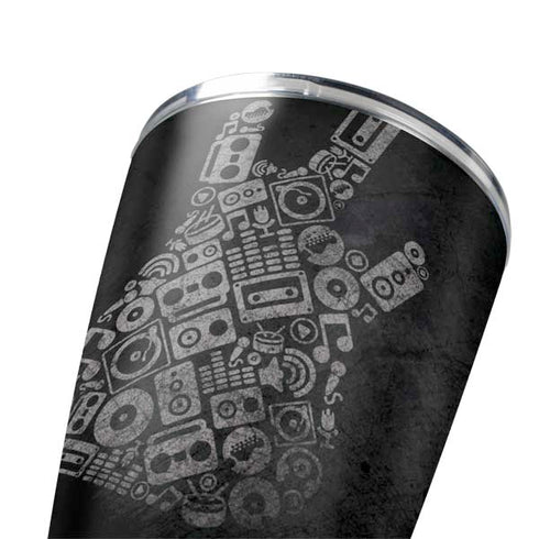 Guitar Pattern Yeti 20oz Tumbler Skin