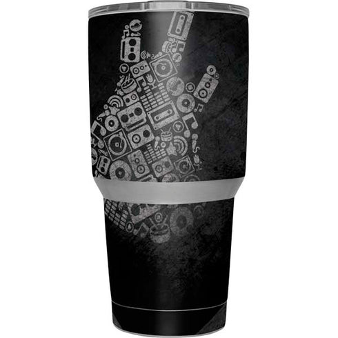 Guitar Pattern Yeti 30oz Rambler Tumbler Skin