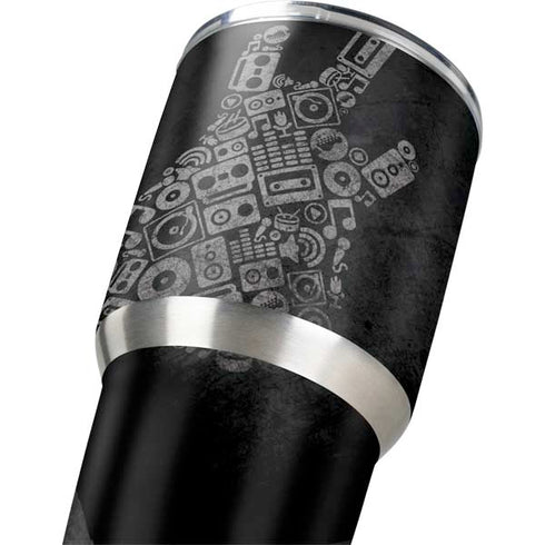 Guitar Pattern Yeti 30oz Rambler Tumbler Skin