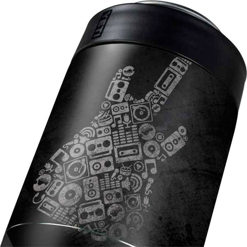 Guitar Pattern Yeti Colster Can Insulator Skin