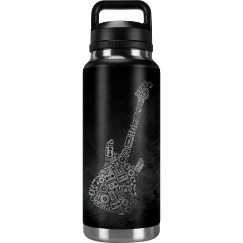 Guitar Pattern YETI Rambler 36oz Bottle Skin