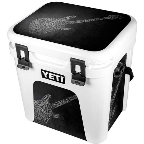 Guitar Pattern YETI Roadie 24 Hard Cooler Skin