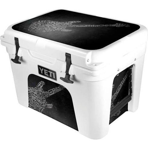 Guitar Pattern YETI Tundra 35 Hard Cooler Skin