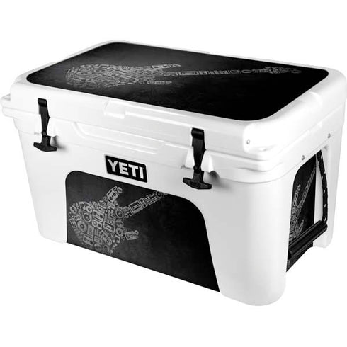 Guitar Pattern YETI Tundra 45 Hard Cooler Skin
