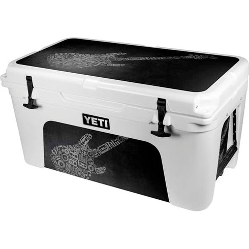 Guitar Pattern YETI Tundra 65 Hard Cooler Skin