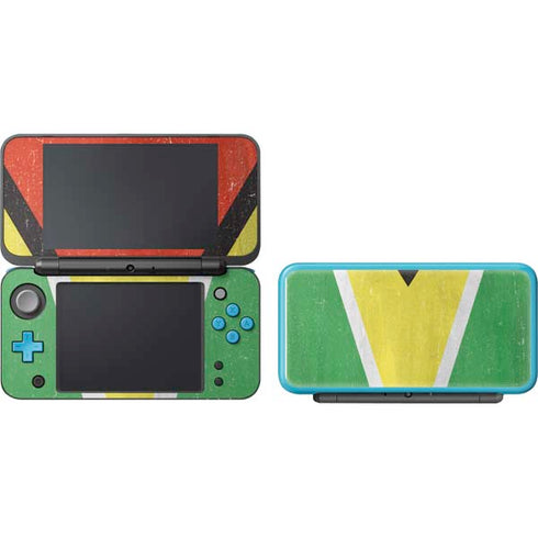 Guyana Flag Distressed Nintendo 2DS XL (2017) Skin