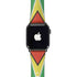 Guyana Flag Distressed Apple Watch Band 42-44mm