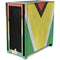 Guyana Flag Distressed Corsair 4000D Tempered Glass Mid-Tower ATX Case Skin