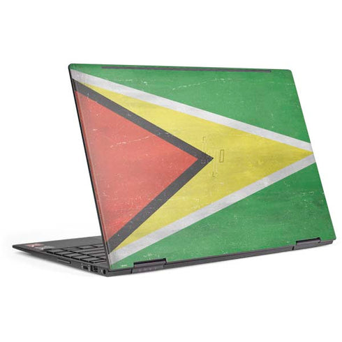 Guyana Flag Distressed HP Envy Skin