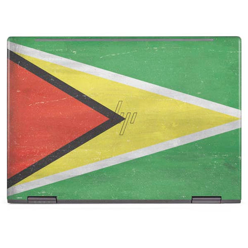 Guyana Flag Distressed HP Envy Skin