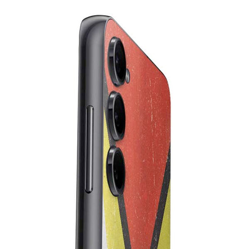 Guyana Flag Distressed Galaxy A14 5G Skin
