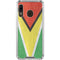 Guyana Flag Distressed Galaxy A30 Clear Case