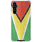 Guyana Flag Distressed Galaxy A54 5G Clear Case