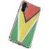Guyana Flag Distressed Galaxy A54 5G Clear Case