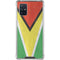 Guyana Flag Distressed Galaxy A71 5G Clear Case