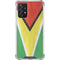 Guyana Flag Distressed Galaxy A72 5G Clear Case