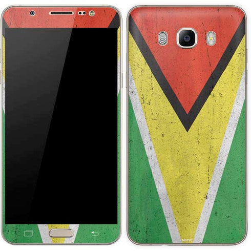 Guyana Flag Distressed Galaxy J7 Skin
