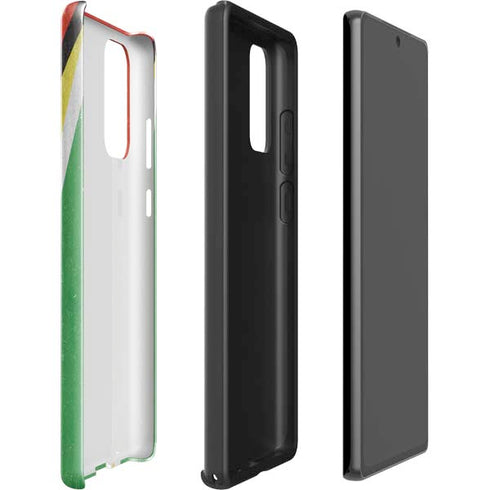 Guyana Flag Distressed Galaxy Note20 5G Pro Case