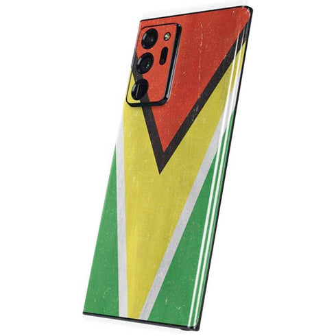 Guyana Flag Distressed Galaxy Note20 Ultra 5G Skin