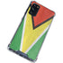 Guyana Flag Distressed Galaxy S20 FE Clear Case